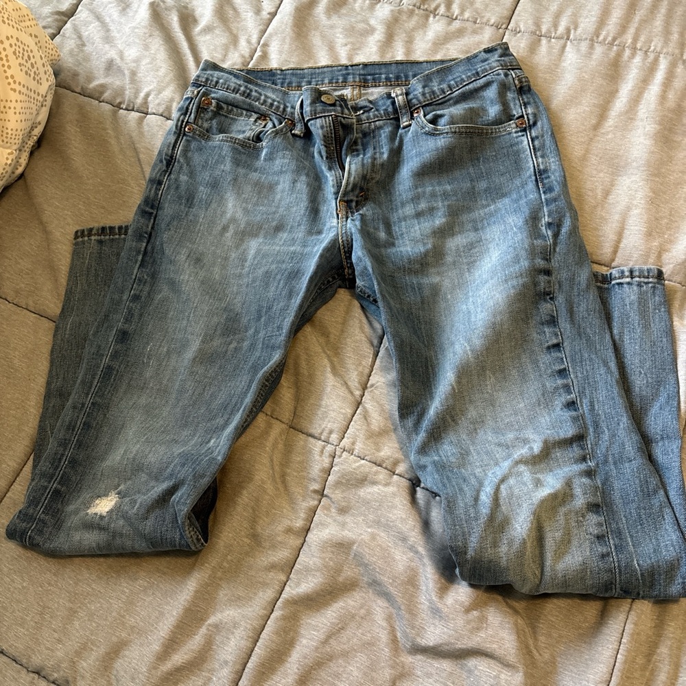 Levi's Light Blue Straight Jeans